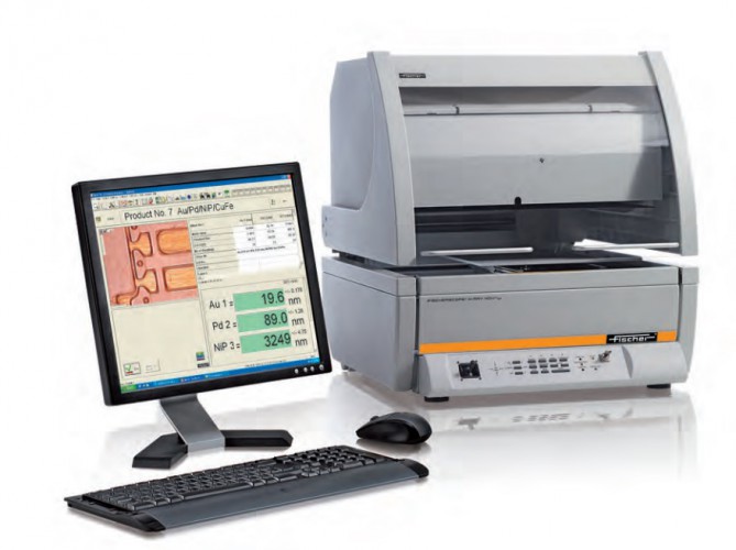 Misuratore di spessori Fischerscope - Plastin Gold