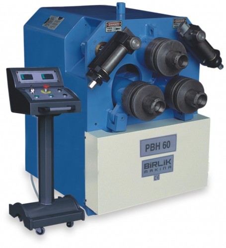 PBH 60 idraulica a tre rulli motorizzati doppia regolazione indipendente  